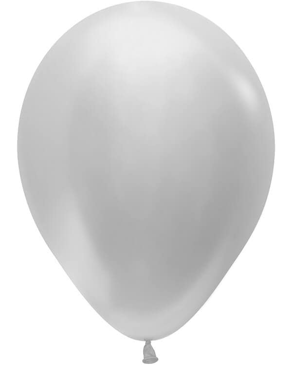 Шар Серебро перламутр